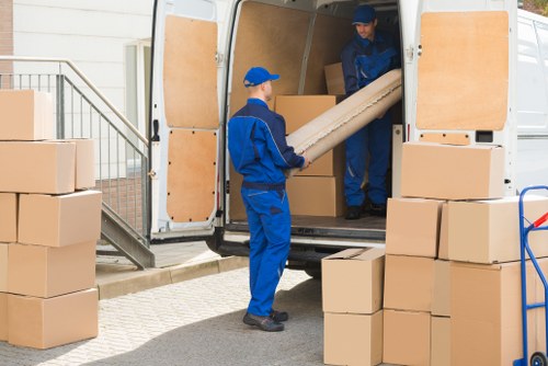 Removal van and moving team serving Enfield residential streets