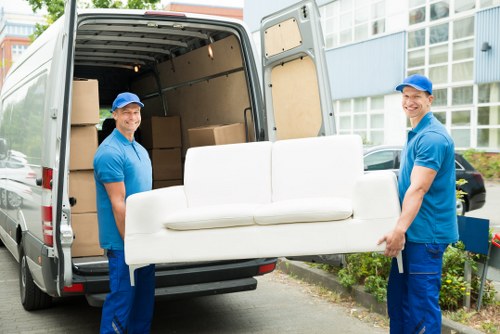 Man And A Van Enfield vehicle supporting recycling and sustainable removals