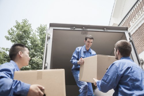 Man with van service helping with a local move in Enfield