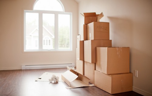 Careful piano moving preparation for a property with narrow access in Enfield