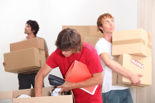 Service terms and conditions document for a van moving company