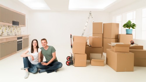 Careful furniture handling during a residential move in Enfield