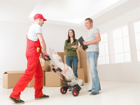 House removal service for a family property in Enfield