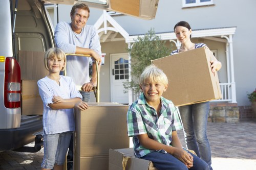 Enfield removal van for residential access and parking challenges